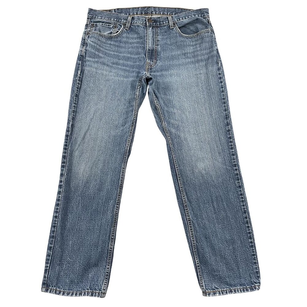 Levis 559 Jeans Mens 38x32 Relaxed Fit Straight Leg Denim Medium Wash Mid‎ Rise